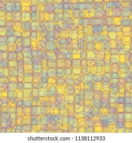 A seamless pattern consisting of translucent overlapping color spots with translucent contours.