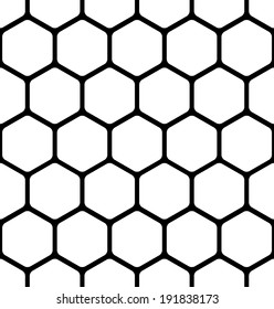 seamless pattern consists of a honeycomb