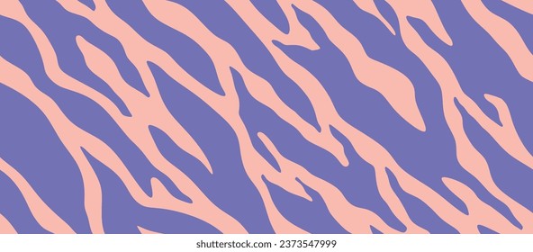 seamless pattern contemporary abstract zebra striped texture.