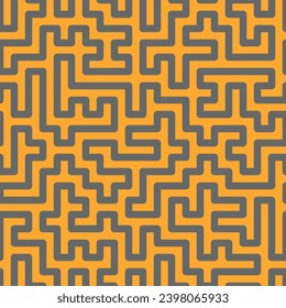 Seamless Pattern with Continuous Illusion Pattern