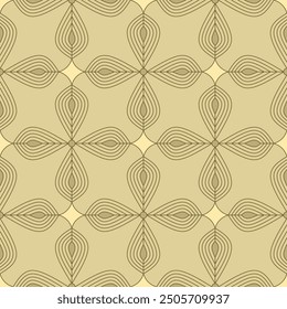 Seamless pattern with continuous striped leaf shapes. Suitable for digital graphics, interior design, textiles, print, wrapping, etc.