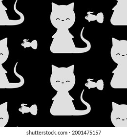 seamless pattern in contrasting colors