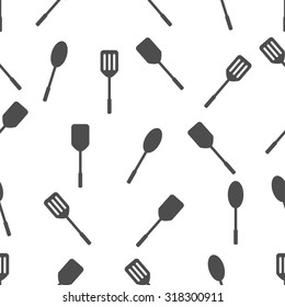 seamless pattern with Cooking utensils