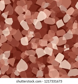 Seamless pattern. Copper camouflage. Editable.