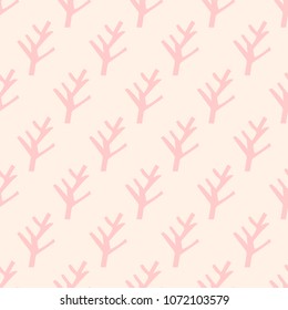 seamless pattern, coral art  background design for fabric and decor