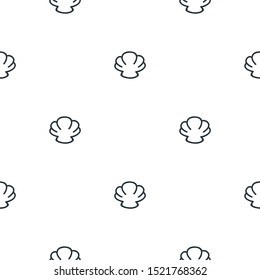 Seamless pattern with corals on gray background. Vector 8 EPS.