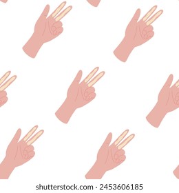 seamless pattern of cosmetic products for skin in flat style. illustration isolated. Can use for wrapping paper, textile, posters.