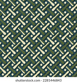 Seamless pattern with Costata Romanesco squash or Ribbed Roman. Cocozzelle. Courgette or marrow. Summer squash. Fruit and vegetables. Flat style. Vector illustration isolated on dark-teal background.