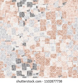 A seamless pattern covered with a chaotic network. The texture is made up of multi-colored spots. Camouflage is for dudes.