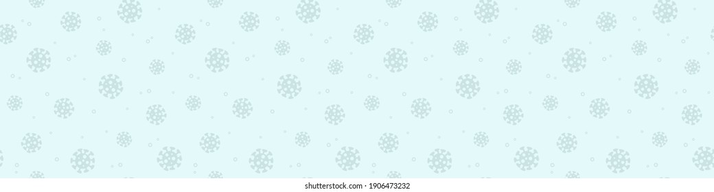 seamless pattern covid 19. Coronavirus background.Coronavirus 
pattern. Coronavirus outbreak covid-19 seamless pattern background. Coronavirus texture wallpaper. Light blue long backdrop for banners.