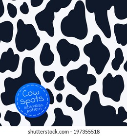 Seamless Pattern With Cow Spots