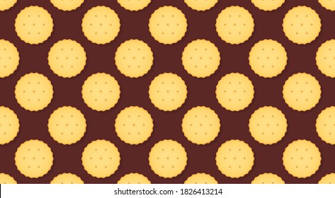 Seamless pattern with cracker. Wallpaper, print, modern textile design, wrapping paper