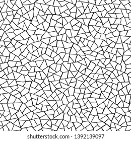  Seamless pattern.The cracks texture white and black. Vector background