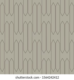 Seamless pattern created by geometric objects set to background