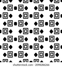 Seamless pattern created by a lot of geometry objects set to background
