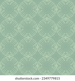 Seamless pattern created by many curves set in light gray background