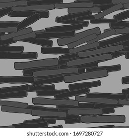 Seamless pattern created by several objects set to bacteria in background