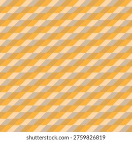 Seamless pattern created from pale grey, olive green, gold and pale yellow diamonds