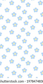 Seamless pattern with creative decorative flowers. Great for fabrics, textiles. Vector background