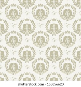 Seamless pattern crest