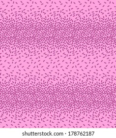 seamless pattern of crimson petals straggling on pink background 