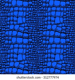 Seamless pattern of crocodile leather, animal skin. The alligator texture.
