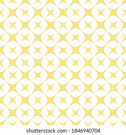 Nahtlose Muster von Kreuz- und Hombusse. Geometrischer orangefarbener Hintergrund.