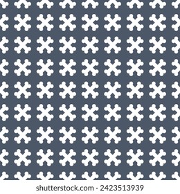 Seamless pattern of crossbones for a dog