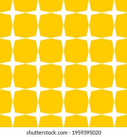Seamless pattern of crosses. Geometric orange background.