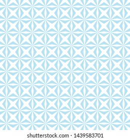 Seamless pattern of crosses and rhombuses. Geometric background.