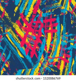 
Seamless pattern with crossing grunge lines.