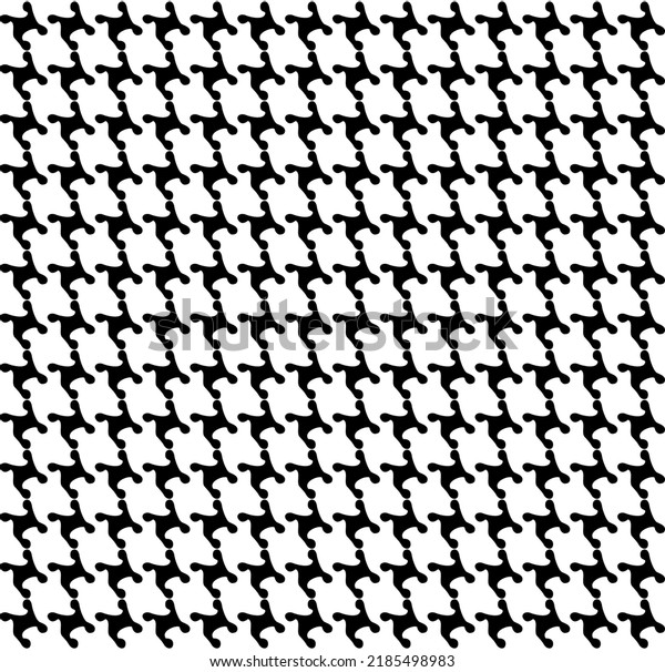 Seamless pattern. Crow s foot. Retro\
style. Classic black and white pattern. Endless\
background.