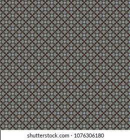 seamless pattern with crown shaped making stylised flower shapes