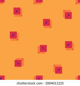 seamless pattern of cubes composition