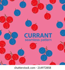 seamless pattern of currants