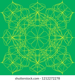 Seamless pattern. Curve lines. Pattern of lines. Lace texture. Vector graphics