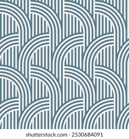 nahtloses Muster von gekrümmten Linie abstrakte Hintergrundvorlage für Tapete Poster Web-Design