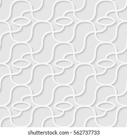 Seamless pattern of curved lines. Ornament. Vector illustration. Good quality. Good design.