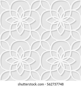 Seamless pattern of curved lines. Ornament. Vector illustration. Good quality. Good design.
