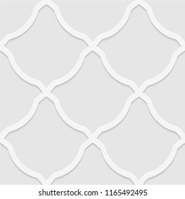 Seamless pattern of curved lines. Unusual lattice. Geometric background. Vector illustration. Good quality. Good design.