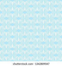 Seamless pattern of curves lines. Geometric background. Vector illustration. Good quality. Good design.