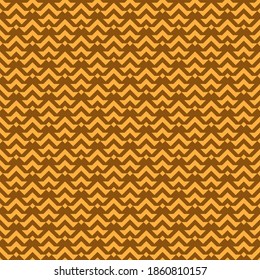 Seamless pattern. Curves, polygons illustration. Folk motif. Brackets, checks wallpaper. Chevrons, squares ornament. Textile print, web design, abstract backdrop. Geometric background. Vector art