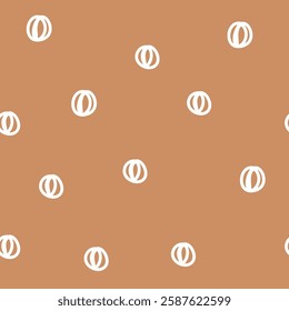 Seamless pattern of curves round line hand drawn background.Hand writing.Cartoon.Image for card,print screen,poster.Kawaii.Vector.Illustration.