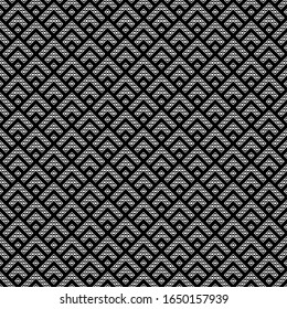  Nahtloses Muster. Kurven, formen Hintergrund. Stilvolle Chevronen, Obstbussen-Ornamente. Folk-Tapete. Pfeile, Formularhintergrund. Stammesmotiv. Altes Mosaik. Digitales Papier, Stoffdruck, abstraktes Design