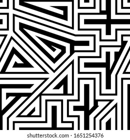 Seamless pattern. Curves, shapes backdrop. Figures wallpaper. Folk ornament. Embroidery background. Tribal motif. Ethnic mosaic. Digital paper, textile print, web design, abstract. Vector artwork.