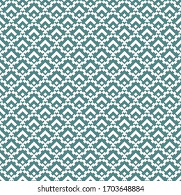Seamless pattern. Curves, simple forms illustration. Brackets, diamonds, shapes wallpaper. Folk motif. Chevrons, rhombuses, figures ornament. Geometric background. Textile print, web design. Vector