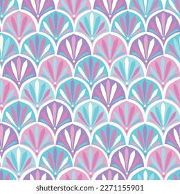 seamless pattern, cute abstract flower for fashion textile or wallpaper background, vector illustration