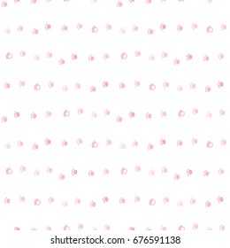 Seamless Pattern of Cute Animal Paws on White Background