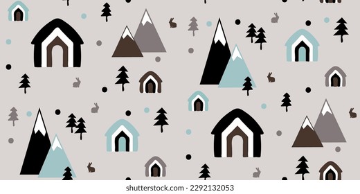 
Seamless pattern. Cute baby patterns for fabrics and packaging. Stylish multi-colored drawings. Cartoon backgrounds and wallpapers.