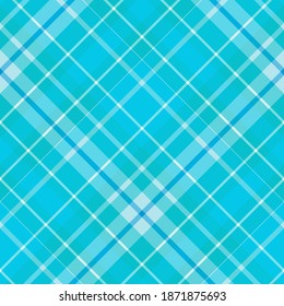 Seamless pattern in cute blue colors for plaid, fabric, textile, clothes, tablecloth and other things. Vector image. 2